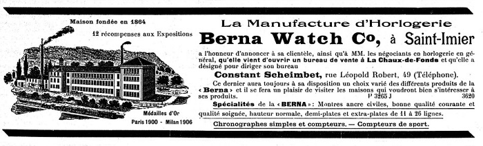 Berna_Watch_Co__Inserate_FH__30__Oktober_1909_A_700x212