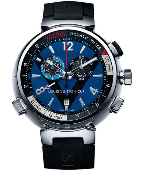 Tambour Regatta Navy watch, Louis Vuitton