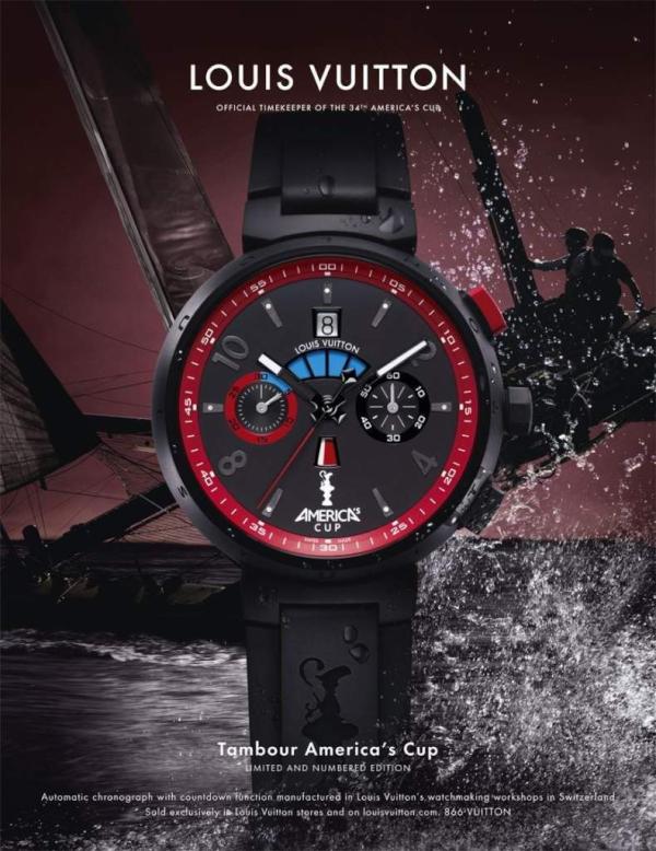 vuitton cup regate watch